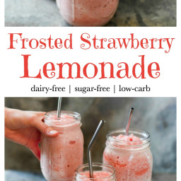 Frosted Strawberry Lemonade