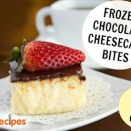 Frozen Chocolate Cheesecake Bites