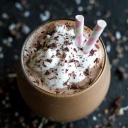 Frozen Hot Chocolate Breakfast Smoothie