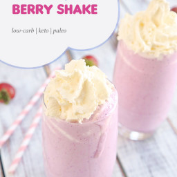 Frozen Keto Berry Shake