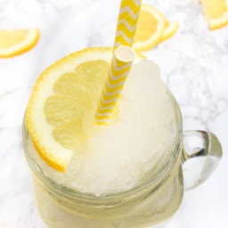 Frozen Lemonade with Rose Water