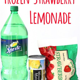 Frozen Strawberry Lemonade Recipe!