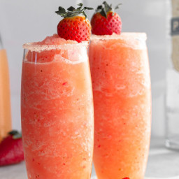 Frozen Strawberry Salty Dogs