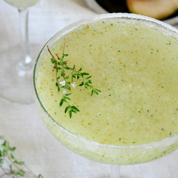 Frozen Thyme and Pear Margarita