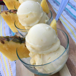 Frozen Whipped Pineapple