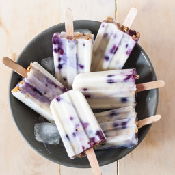 Fruit and Granola Breakfast Popsicles