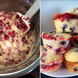 Fruit Explosion Muffins – Easy Recipe