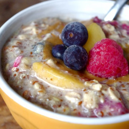 Fruit-Filled Protein-Packed Overnight Quinoa and Oats