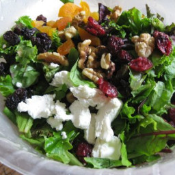 Fruit, Nut and Goat Cheese Salad