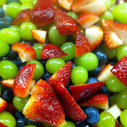 Fruit Salad with Honey-Lime Dressing