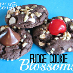 Fudge Cookie Blossoms