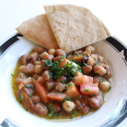 Ful Medames, Syrian Style (Arabic Bean Salad) [Vegan, GF]