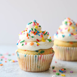 Funfetti Cupcakes for Two