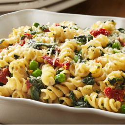 Fusilli Bake with Spinach, Pesto, and Peas | Recipes & Meals