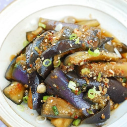 Gaji Namul (Steamed Eggplant Side Dish)
