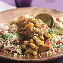 Gammon Ham Tagine With Pomegranate And Parsley Couscous