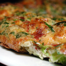 Garden Herb and Onion Frittata