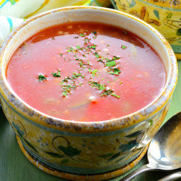 Garden Tomato Vegetable Soup