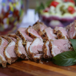 Garlic-and-Herb-Rubbed Butterflied Leg of Lamb