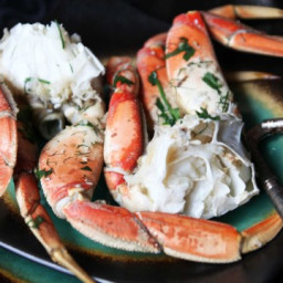 Garlic and Herb Steamed Crab