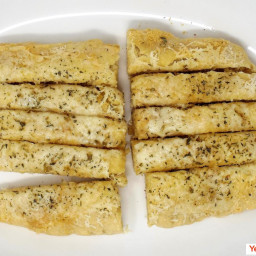 Garlic and Parmesan Bread Strips