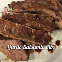 Garlic Balsamic Ribs
