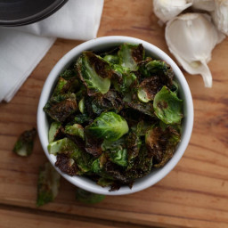 Garlic Brussels Sprout Chips Recipe