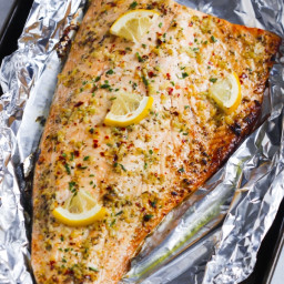 Garlic Butter Salmon in Foil Recipe