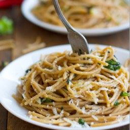 Garlic Butter Spaghetti with Herbs