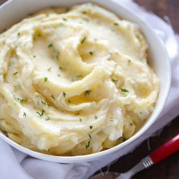Garlic Cheese Mashed Potatoes