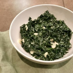 Garlic Creamed Kale