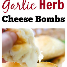 Garlic Herb Cheese Bombs