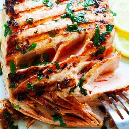 Garlic Herb Grilled Salmon Recipe