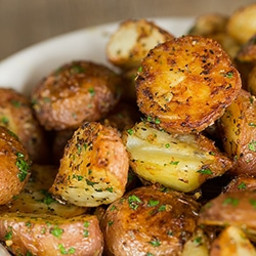 Garlic-Herb & Parmesan Roasted Red Potatoes