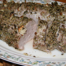 Garlic-Herb Roasted Pork Loin