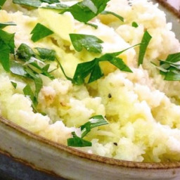 Garlic Mashed Cauliflower Recipe