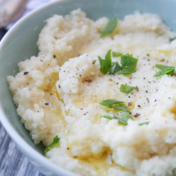 Garlic Mashed Cauliflower – Vegan & Gluten Free