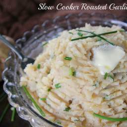Garlic Mashed Potatoes in the Slow Cooker