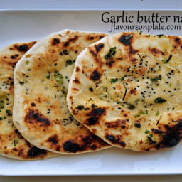 Garlic naan recipe | Garlic butter naan | How to make garlic butter naan on