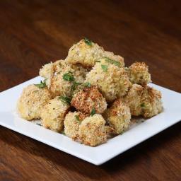Garlic Parmesan Cauliflower Bites Recipe by Tasty