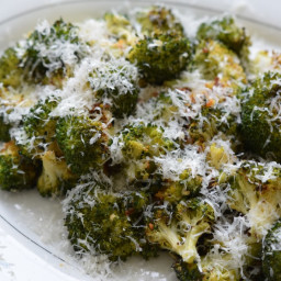 Garlic Roasted Broccoli with Parmesan