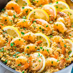 Garlic Shrimp with Quinoa