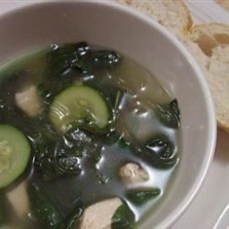 Garlic Spinach Soup