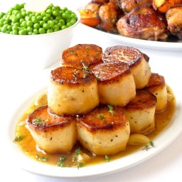 Garlic Thyme Fondant Potatoes a homey yet elegant side dish!