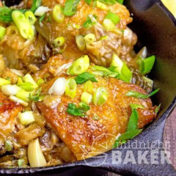 Garlicky Lime Chicken with Scallions