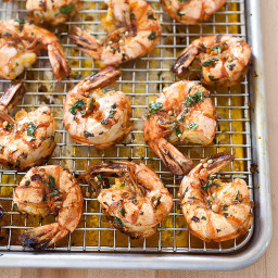 GARLICKY ROASTED SHRIMP WITH PARSLEY AND ANISE