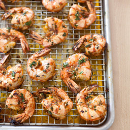 Garlicky Roasted Shrimp with Parsley and Anise