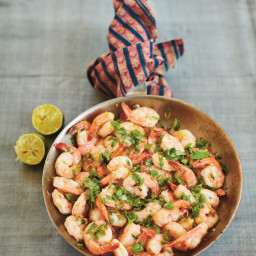 Garlicky Shrimp with Tequila and Lime
