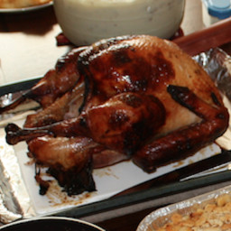 Gas Grilled 12 pound Turkey 