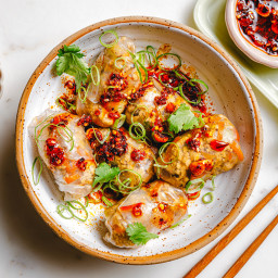 Gedämpfte Reispapier-Dumplings · Eat this! Foodblog für gesunde vega